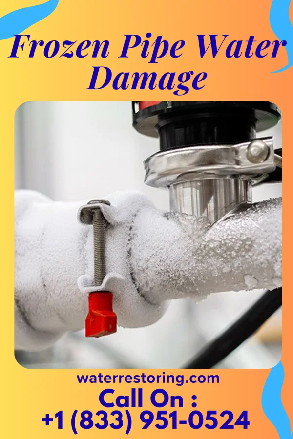 Frozen Pipe Water Damage in Cambria, MI
